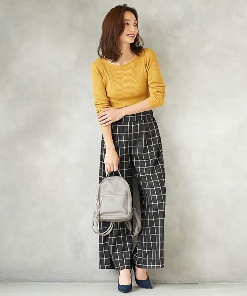 Pierrot(ピエロ)の「フェイクレザータッセル付きミニリュック(バックパック/リュック・レディース・ブラック/ネイビー/グレー/アイボリー・FREE)」の20枚目の写真