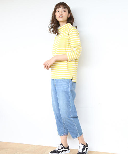 coen（コーエン）の「USAコットンデニム5ポケットバルーンパンツ（デニムパンツ・レディース・ネイビー/コバルトブルー・MEDIUM/LARGE/SMALL）」の14枚目の写真