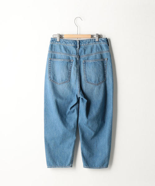 coen（コーエン）の「USAコットンデニム5ポケットバルーンパンツ（デニムパンツ・レディース・ネイビー/コバルトブルー・MEDIUM/LARGE/SMALL）」の6枚目の写真