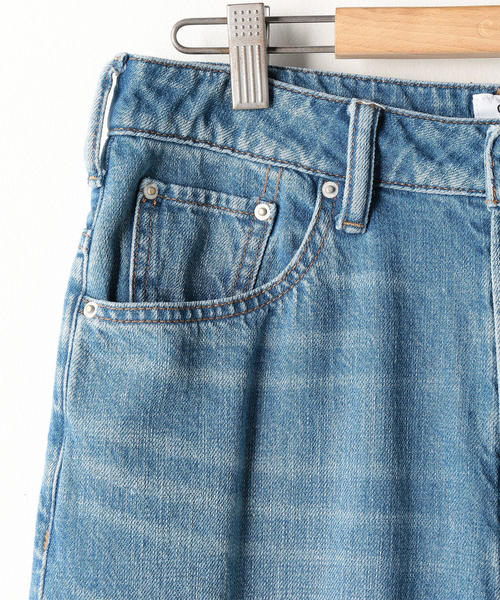 coen（コーエン）の「USAコットンデニム5ポケットバルーンパンツ（デニムパンツ・レディース・ネイビー/コバルトブルー・MEDIUM/LARGE/SMALL）」の8枚目の写真