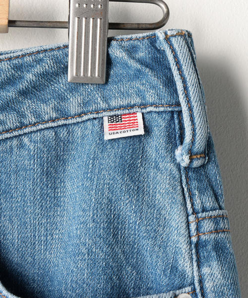 coen（コーエン）の「USAコットンデニム5ポケットバルーンパンツ（デニムパンツ・レディース・ネイビー/コバルトブルー・MEDIUM/LARGE/SMALL）」の17枚目の写真