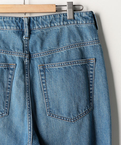 coen（コーエン）の「USAコットンデニム5ポケットバルーンパンツ（デニムパンツ・レディース・ネイビー/コバルトブルー・MEDIUM/LARGE/SMALL）」の18枚目の写真