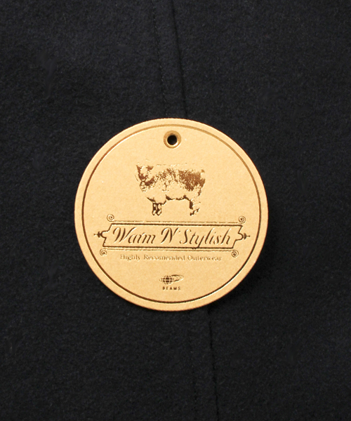 BEAMS(ビームス)の「◎□BEAMS / メルトン Pコート(ピーコート・メンズ・ネイビー/キャメル・SMALL/MEDIUM/LARGE/X-LARGE)」の13枚目の写真