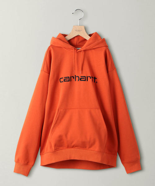 Carhartt（カーハート）の「＜Carhartt＞スウェットプルオーバーパーカー（パーカー・レディース・オレンジ・MEDIUM）」の3枚目の写真