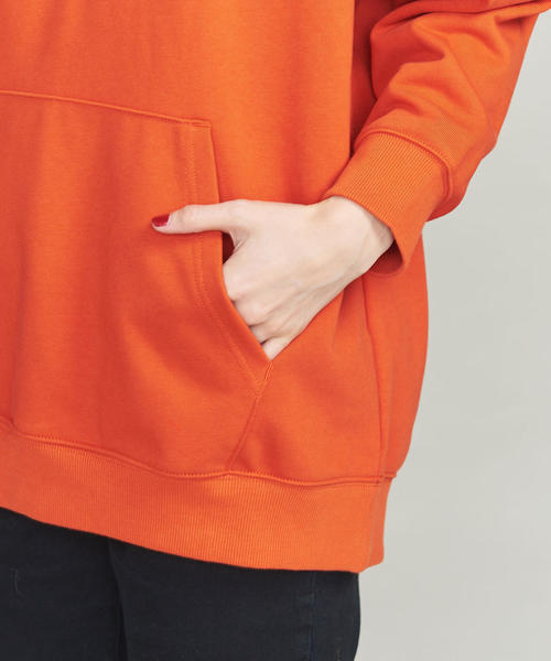 Carhartt（カーハート）の「＜Carhartt＞スウェットプルオーバーパーカー（パーカー・レディース・オレンジ・MEDIUM）」の9枚目の写真