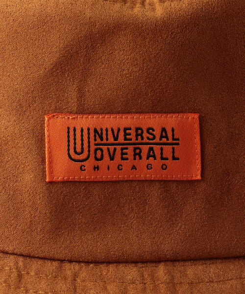 UNIVERSAL OVERALL（ユニバーサルオーバーオール）の「別注［ユニバーサルオーバーオール］UNIVERSAL OVERALL スエードタッチ　バケットハット ◆（ハット・メンズ・ブラック/ブラウン・FREE）」の5枚目の写真