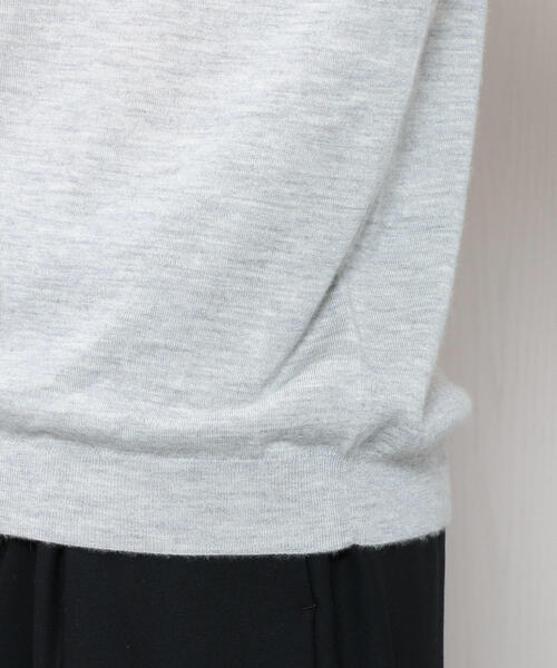 H BEAUTY&YOUTH ニットポロシャツ　グレー　ホワイト　2点まとめ H＞ソリッドウール 2B ニットポロシャツ
