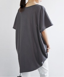 and it_ | アシメシルエットコットンロングカットソー(Tシャツ/カットソー)