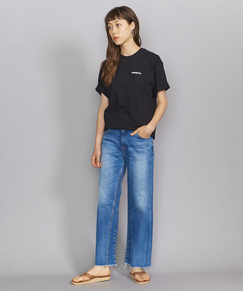 patagonia(パタゴニア)の「<patagonia(パタゴニア)>ロゴTシャツΨ(Tシャツ/カットソー・レディース・ホワイト/パープル/ブラック・X-SMALL)」の22枚目の写真