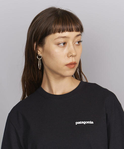 patagonia(パタゴニア)の「<patagonia(パタゴニア)>ロゴTシャツΨ(Tシャツ/カットソー・レディース・ホワイト/パープル/ブラック・X-SMALL)」の11枚目の写真