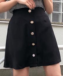 one after another NICE CLAUP | いろいろ釦台形スカート(スカート)
