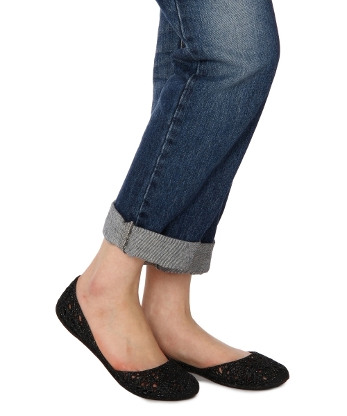 BEAUTY&YOUTH UNITED ARROWS（ビューティーアンドユースユナイテッドアローズ）の「BYRI melissa CAMPANA ZIGZAG フラットシューズ ◆（レインシューズ・レディース・ゴールド/シルバー/ブラック・39/38/35/36/37）」の9枚目の写真