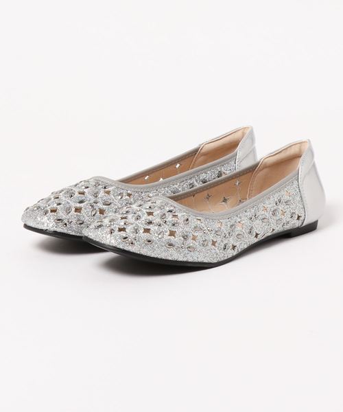 BELLUNA（ベルーナ）の「キラキラらくちんパンプス（パンプス・レディース・ブラック/ベージュ/シルバー/ネイビー・22.5cm/23cm/23.5cm/24cm/24.5cm/25cm）」の8枚目の写真