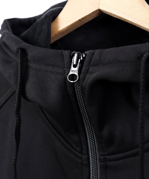 JRD by JARLD(ジェイアールディーバイジャールド)の「【JRD by JARLD】撥水 ステッチ刺繍 ボンディング 裏ファー 長袖ジップアップパーカー(パーカー・メンズ・グレー/ブラック・S/M/L)」の19枚目の写真