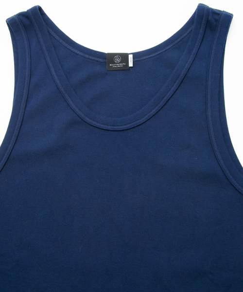 BEAUTY&YOUTH UNITED ARROWS（ビューティーアンドユースユナイテッドアローズ）の「by フライス タンクトップ ◆（タンクトップ・メンズ・ホワイト/グレー/ライトピンク/ケリー/ネイビー/ブラック・LARGE/SMALL/MEDIUM）」の12枚目の写真