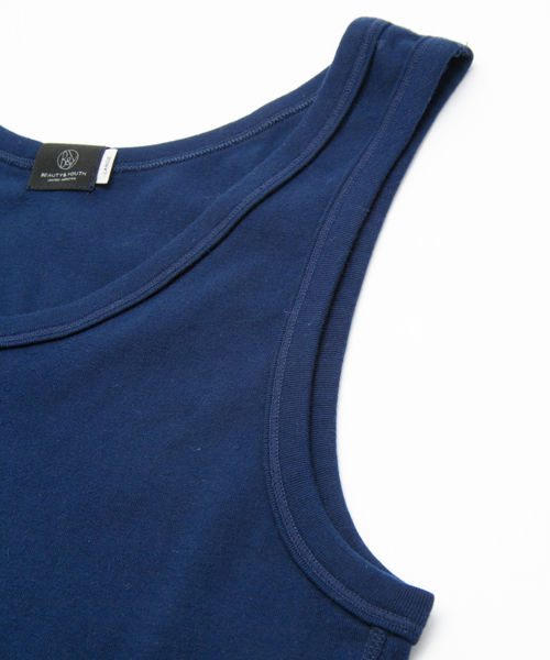 BEAUTY&YOUTH UNITED ARROWS（ビューティーアンドユースユナイテッドアローズ）の「by フライス タンクトップ ◆（タンクトップ・メンズ・ホワイト/グレー/ライトピンク/ケリー/ネイビー/ブラック・LARGE/SMALL/MEDIUM）」の7枚目の写真