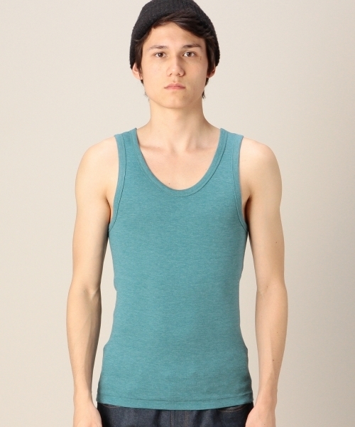 BEAUTY&YOUTH UNITED ARROWS（ビューティーアンドユースユナイテッドアローズ）の「by フライス タンクトップ ◆（タンクトップ・メンズ・ホワイト/グレー/ライトピンク/ケリー/ネイビー/ブラック・LARGE/SMALL/MEDIUM）」の14枚目の写真