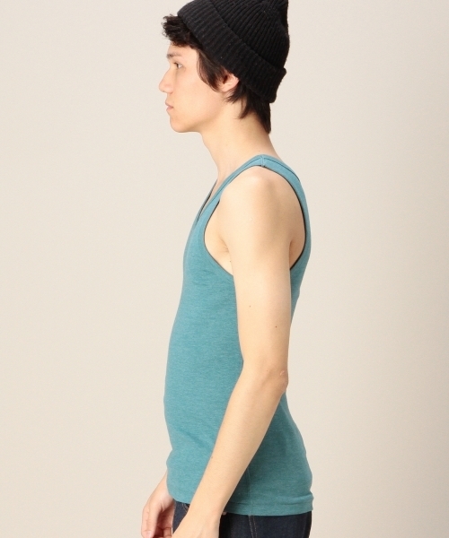 BEAUTY&YOUTH UNITED ARROWS（ビューティーアンドユースユナイテッドアローズ）の「by フライス タンクトップ ◆（タンクトップ・メンズ・ホワイト/グレー/ライトピンク/ケリー/ネイビー/ブラック・LARGE/SMALL/MEDIUM）」の18枚目の写真