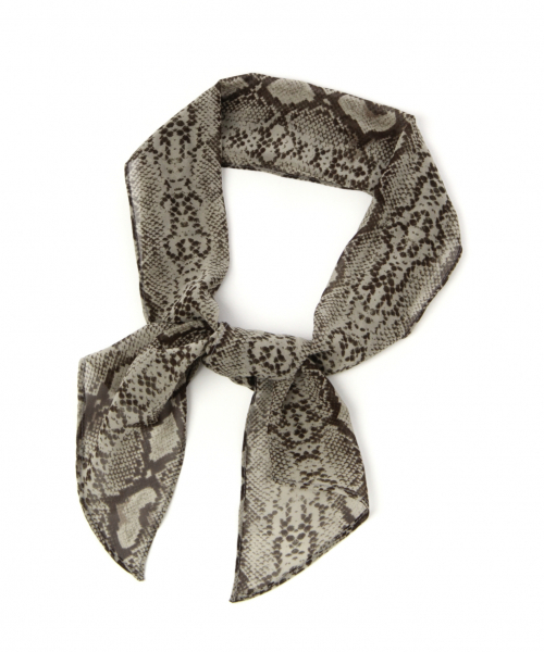 GLOBAL WORK（グローバルワーク）の「シフォンチビスカーフ/847973（ストール/ショール・レディース・アイボリー/ホワイト/ベージュ/オレンジ/グレー系その他/ネイビー/ダークブラウン/グレー/ブラウン系その他・FREE）」の4枚目の写真