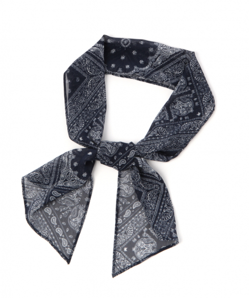 GLOBAL WORK（グローバルワーク）の「シフォンチビスカーフ/847973（ストール/ショール・レディース・アイボリー/ホワイト/ベージュ/オレンジ/グレー系その他/ネイビー/ダークブラウン/グレー/ブラウン系その他・FREE）」の8枚目の写真