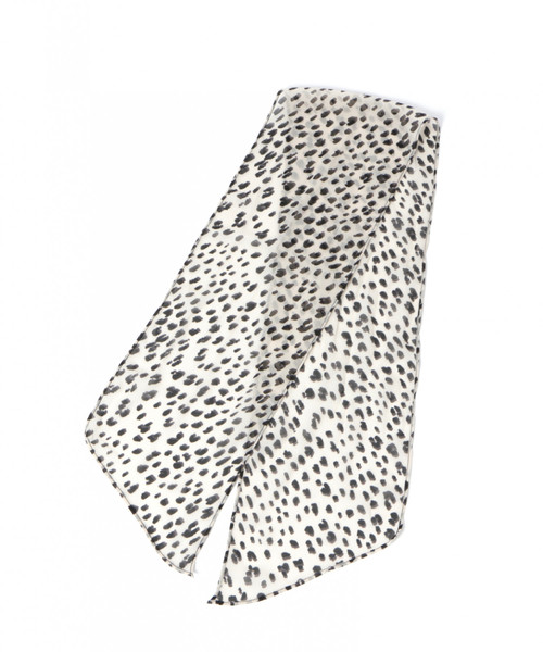 GLOBAL WORK（グローバルワーク）の「シフォンチビスカーフ/847973（ストール/ショール・レディース・アイボリー/ホワイト/ベージュ/オレンジ/グレー系その他/ネイビー/ダークブラウン/グレー/ブラウン系その他・FREE）」の10枚目の写真