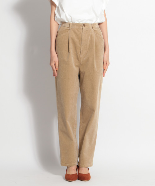 niko and...（ニコアンド）の「コーデュロイセミワイドパンツ（その他パンツ・レディース・ダークブラウン/ベージュ/ブラウン・MEDIUM/LARGE）」の5枚目の写真