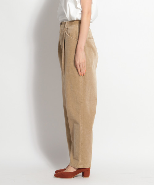 niko and...（ニコアンド）の「コーデュロイセミワイドパンツ（その他パンツ・レディース・ダークブラウン/ベージュ/ブラウン・MEDIUM/LARGE）」の6枚目の写真