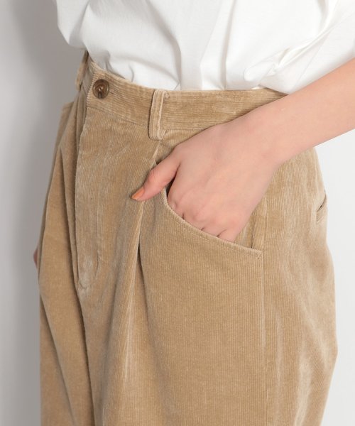 niko and...（ニコアンド）の「コーデュロイセミワイドパンツ（その他パンツ・レディース・ダークブラウン/ベージュ/ブラウン・MEDIUM/LARGE）」の9枚目の写真
