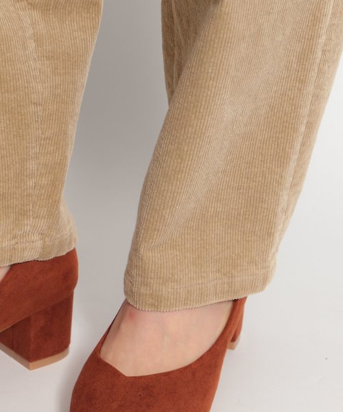 niko and...（ニコアンド）の「コーデュロイセミワイドパンツ（その他パンツ・レディース・ダークブラウン/ベージュ/ブラウン・MEDIUM/LARGE）」の10枚目の写真