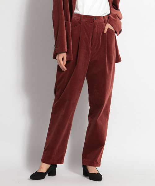 niko and...（ニコアンド）の「コーデュロイセミワイドパンツ（その他パンツ・レディース・ダークブラウン/ベージュ/ブラウン・MEDIUM/LARGE）」の17枚目の写真