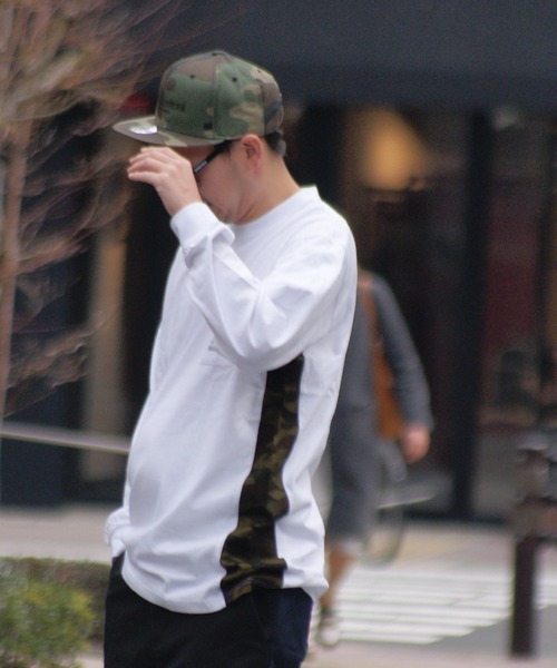 【セール】Side Panel Long Tee（Tシャツ/カットソー）｜DOUBLE STEAL（ダブルスティール） 6,083円