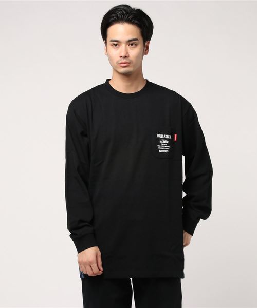 DOUBLE STEAL（ダブルスティール）の「Side Panel Long Tee（Tシャツ/カットソー・メンズ・ホワイト系その他2/ブラック系その他2/ホワイト系その他/ブラック系その他・MEDIUM/LARGE/X-LARGE）」の10枚目の写真