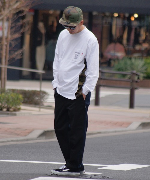 DOUBLE STEAL（ダブルスティール）の「Side Panel Long Tee（Tシャツ/カットソー・メンズ・ホワイト系その他2/ブラック系その他2/ホワイト系その他/ブラック系その他・MEDIUM/LARGE/X-LARGE）」の14枚目の写真
