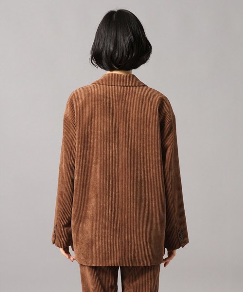 LOWRYS FARM（ローリーズファーム）の「カルコーデュロイジャケット 841551（テーラードジャケット・レディース・ダークブラウン/ネイビー/ブラウン・FREE）」の7枚目の写真