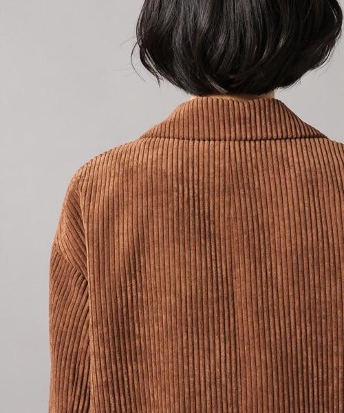 LOWRYS FARM（ローリーズファーム）の「カルコーデュロイジャケット 841551（テーラードジャケット・レディース・ダークブラウン/ネイビー/ブラウン・FREE）」の10枚目の写真