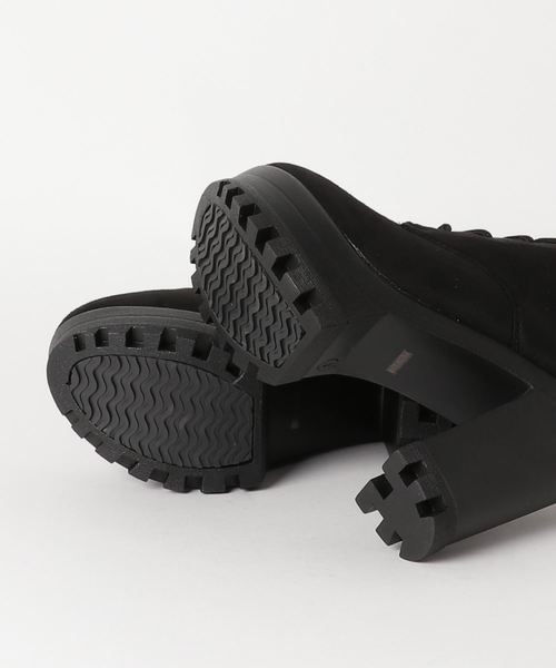 attagirl（アタガール）の「ハイヒール レースアップ ショートブーツ（ブーツ・レディース・ブラック/ブラック系その他/ブラウン系その他・LL/S/M/L）」の5枚目の写真