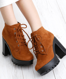 attagirl | ハイヒール レースアップ ショートブーツ(ブーツ)