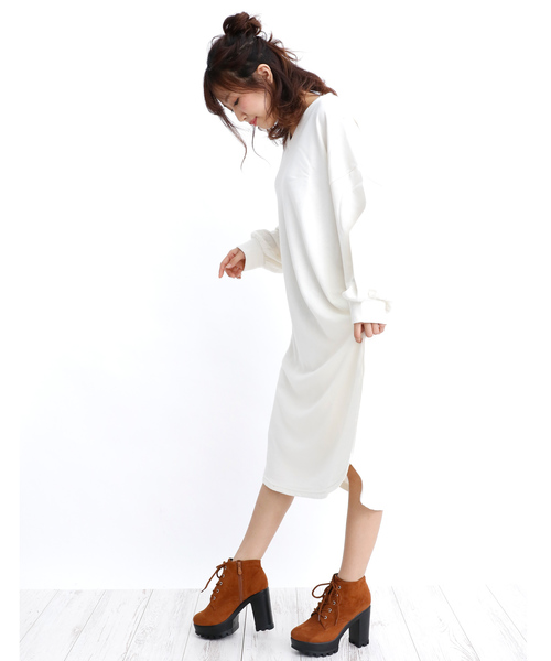 attagirl（アタガール）の「ハイヒール レースアップ ショートブーツ（ブーツ・レディース・ブラック/ブラック系その他/ブラウン系その他・LL/S/M/L）」の12枚目の写真