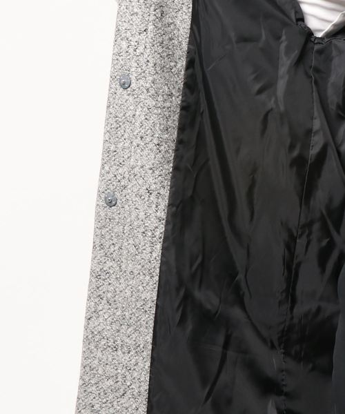 NARACAMICIE(ナラカミーチェ)の「ループ圧縮コクーンコート(その他アウター・レディース・ライトグレー/ダークネイビー・MEDIUM)」の10枚目の写真