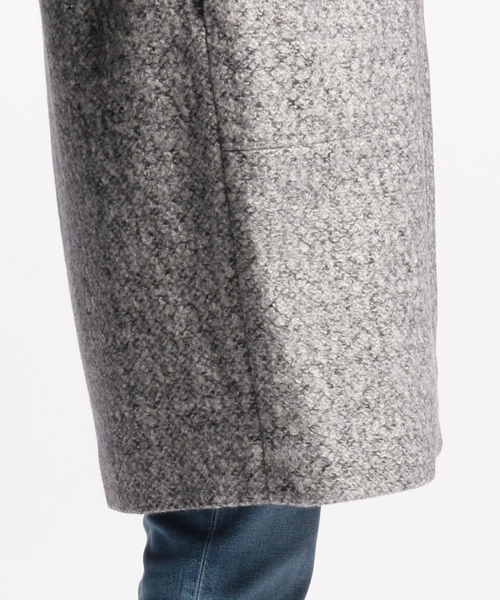 NARACAMICIE(ナラカミーチェ)の「ループ圧縮コクーンコート(その他アウター・レディース・ライトグレー/ダークネイビー・MEDIUM)」の18枚目の写真