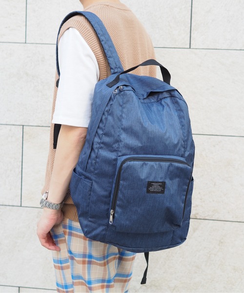 Guscio グッシオ の グッシオベーシック エコバッグ コンパクト 畳めるリュック トラベル マルシェ エコバッグ サブバッグ Wear Guscio グッシオ の グッシオベーシック エコバッグ コンパクト 畳めるリュック トラベル マルシェ エコバッグ サブバッグ Wear