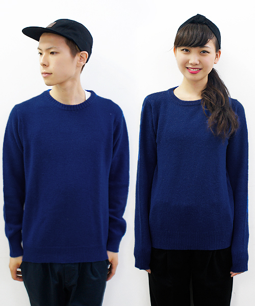 CIAOPANIC(チャオパニック)の「【Ciaopanic】ウォッシャブルクルーニット(ニット/セーター・メンズ・ネイビー/マスタード/バーガンディー/ホワイト/グレー/ベージュ/グリーン/ブルー・LARGE/FREE/MEDIUM)」の7枚目の写真