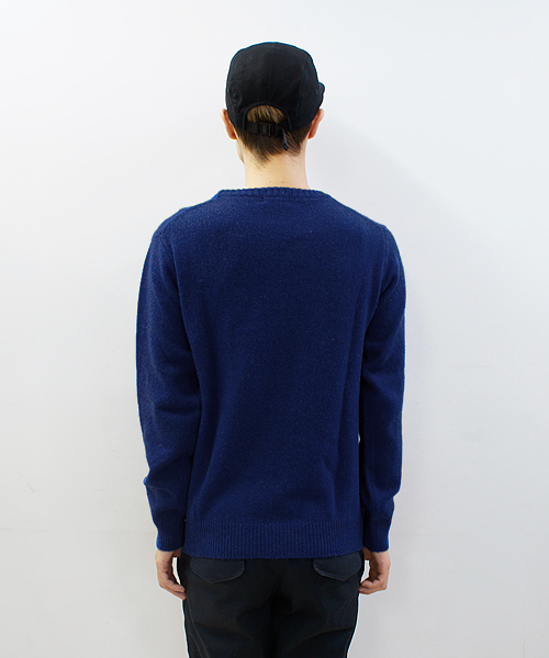 CIAOPANIC(チャオパニック)の「【Ciaopanic】ウォッシャブルクルーニット(ニット/セーター・メンズ・ネイビー/マスタード/バーガンディー/ホワイト/グレー/ベージュ/グリーン/ブルー・LARGE/FREE/MEDIUM)」の9枚目の写真