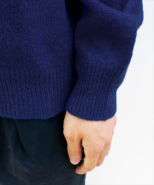 CIAOPANIC(チャオパニック)の「【Ciaopanic】ウォッシャブルクルーニット(ニット/セーター・メンズ・ネイビー/マスタード/バーガンディー/ホワイト/グレー/ベージュ/グリーン/ブルー・LARGE/FREE/MEDIUM)」の11枚目の写真