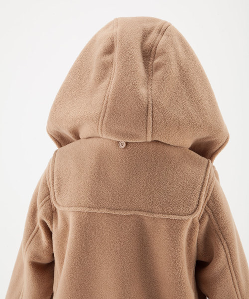 ANY（エニィ）の「【KIDS】フリース＋先染めチェック ダッフルコート（ダッフルコート・キッズ・レッド系/ネイビー系/ベージュ系・130/120/80/90/100/110）」の10枚目の写真