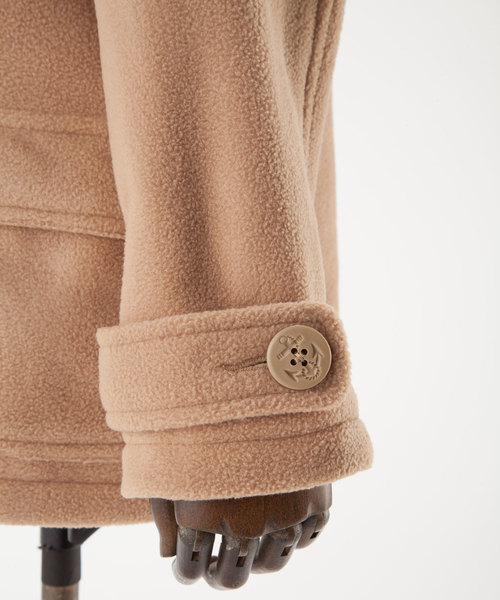 ANY（エニィ）の「【KIDS】フリース＋先染めチェック ダッフルコート（ダッフルコート・キッズ・レッド系/ネイビー系/ベージュ系・130/120/80/90/100/110）」の9枚目の写真