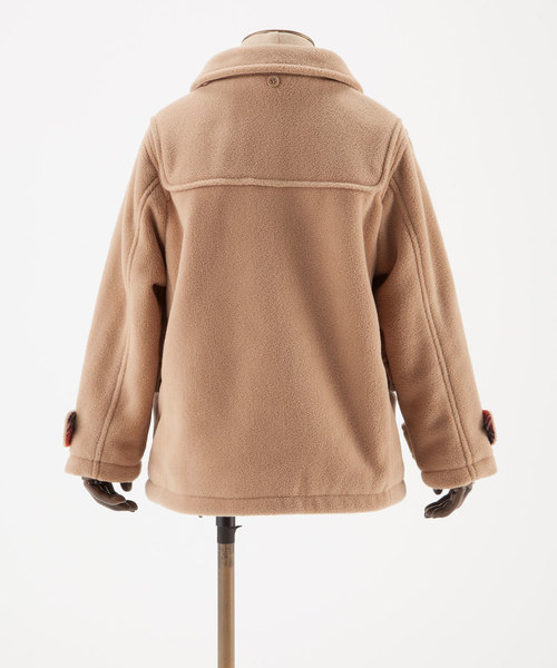 ANY（エニィ）の「【KIDS】フリース＋先染めチェック ダッフルコート（ダッフルコート・キッズ・レッド系/ネイビー系/ベージュ系・130/120/80/90/100/110）」の5枚目の写真