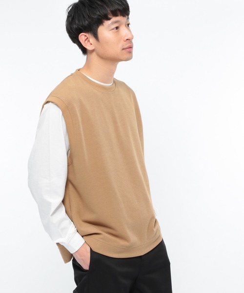 LAKOLE（ラコレ）の「サカリバベスト / LAKOLE（ベスト・メンズ・オリーブ/サックスブルー/ブラック/ベージュ・MEDIUM/LARGE）」の3枚目の写真