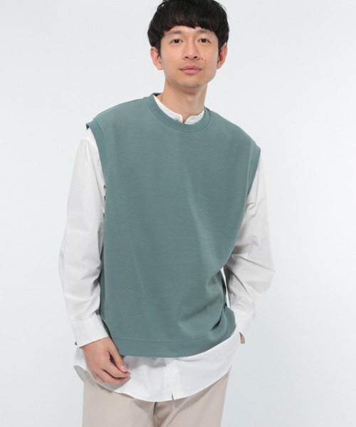 LAKOLE（ラコレ）の「サカリバベスト / LAKOLE（ベスト・メンズ・オリーブ/サックスブルー/ブラック/ベージュ・MEDIUM/LARGE）」の4枚目の写真