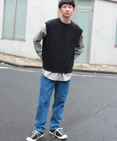 LAKOLE（ラコレ）の「サカリバベスト / LAKOLE（ベスト・メンズ・オリーブ/サックスブルー/ブラック/ベージュ・MEDIUM/LARGE）」の5枚目の写真